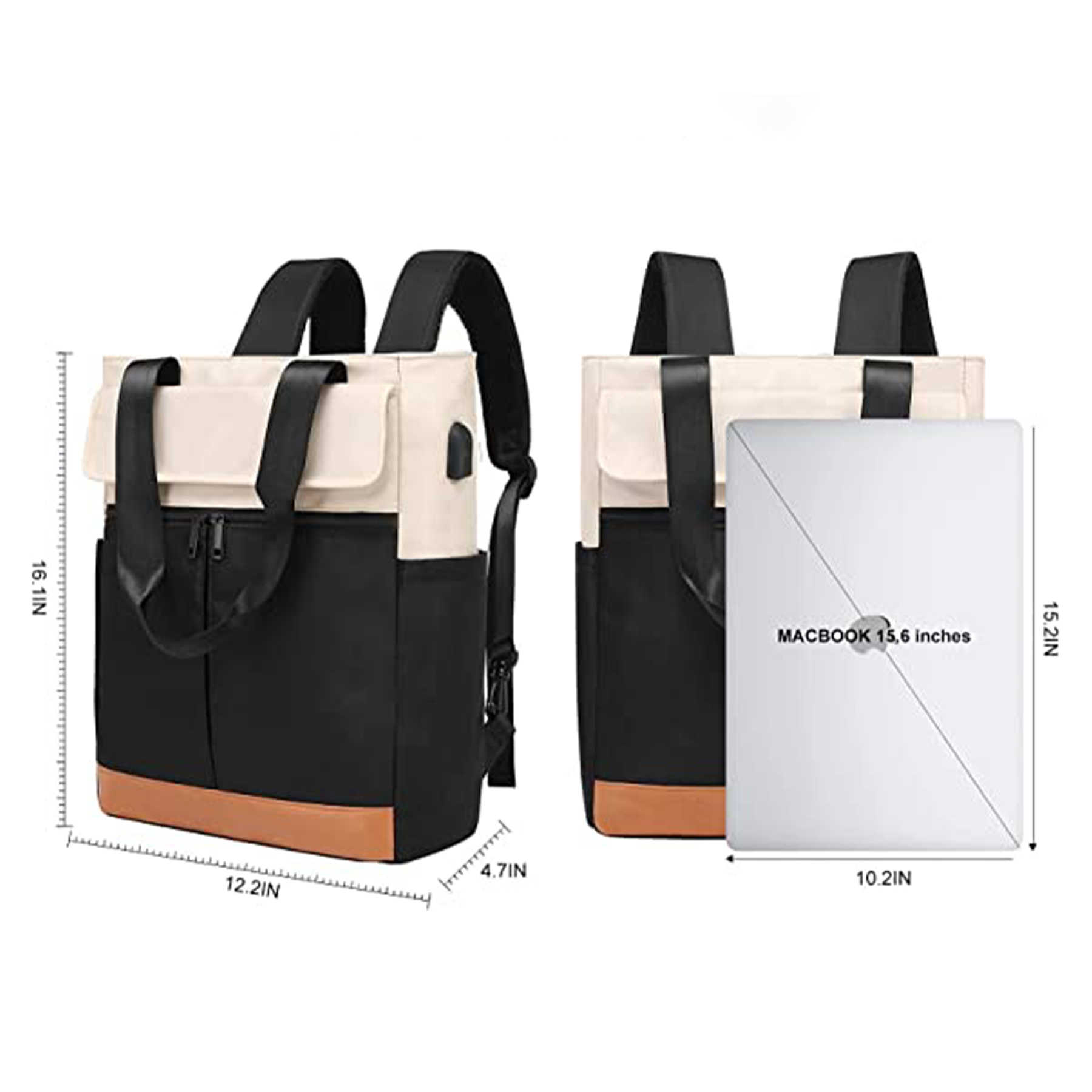 Ladies laptop backpack 7