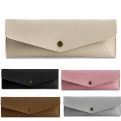 Pu Leather Pencil Pouch Bag