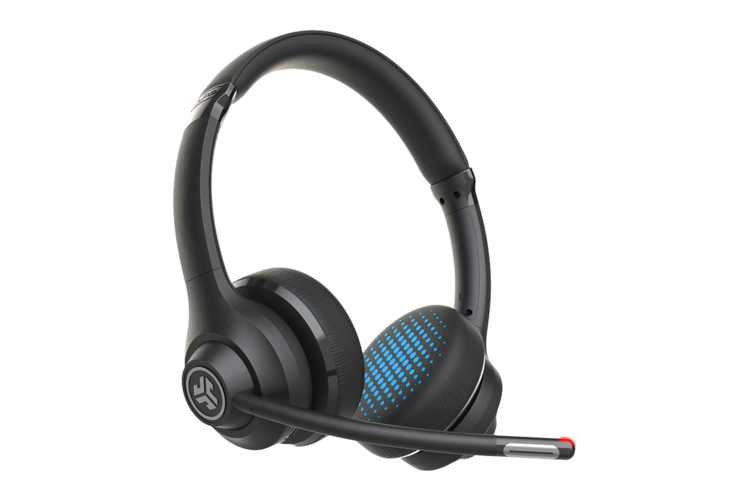 JLab GO Work Wireless On-Ear Headset - Black 3
