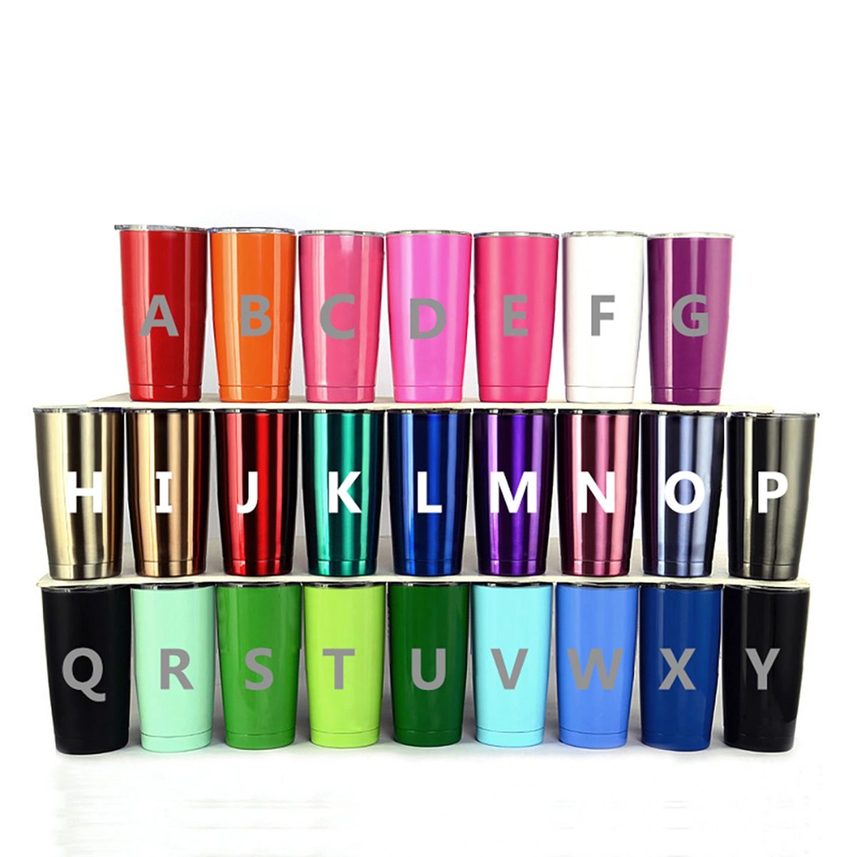 20 Oz. Stainless Steel Tumbler w/ Resistant Lid