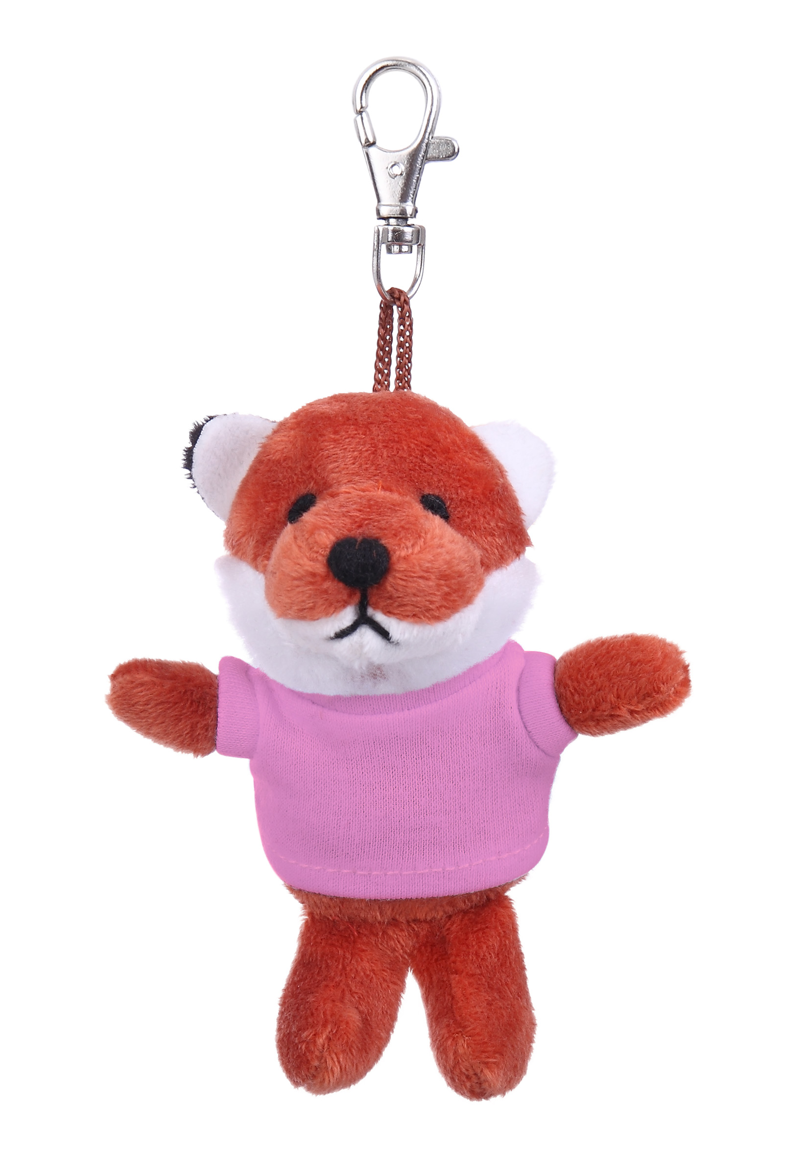 Soft Plush Fox Keychain with Tee 23