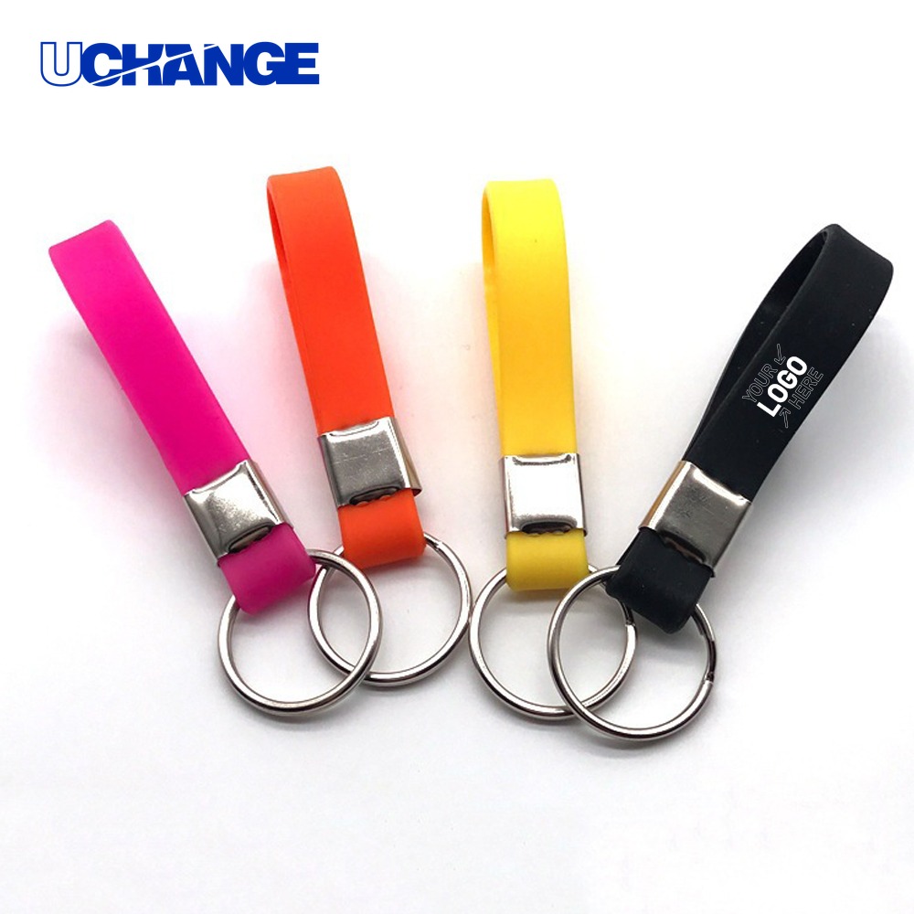 Silicone Bracelet Keychain Wristband