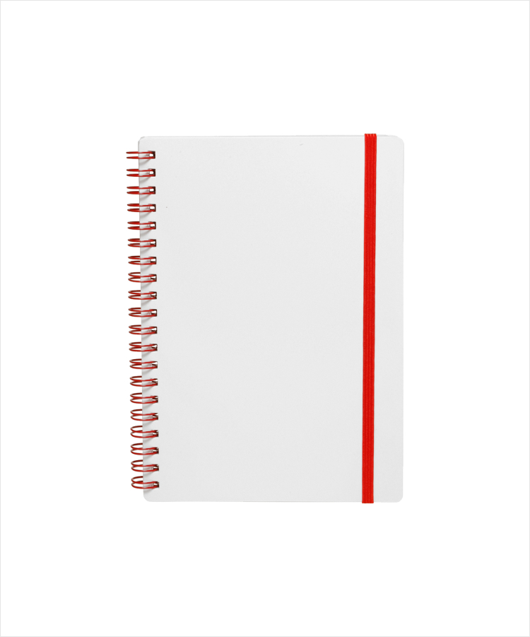 Frosted Eco Spiral Notebook Jotter, Full Color 6