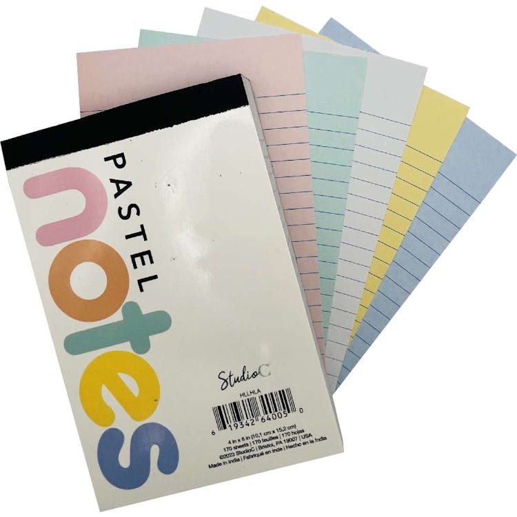 Pastel Notes Memo Books 3
