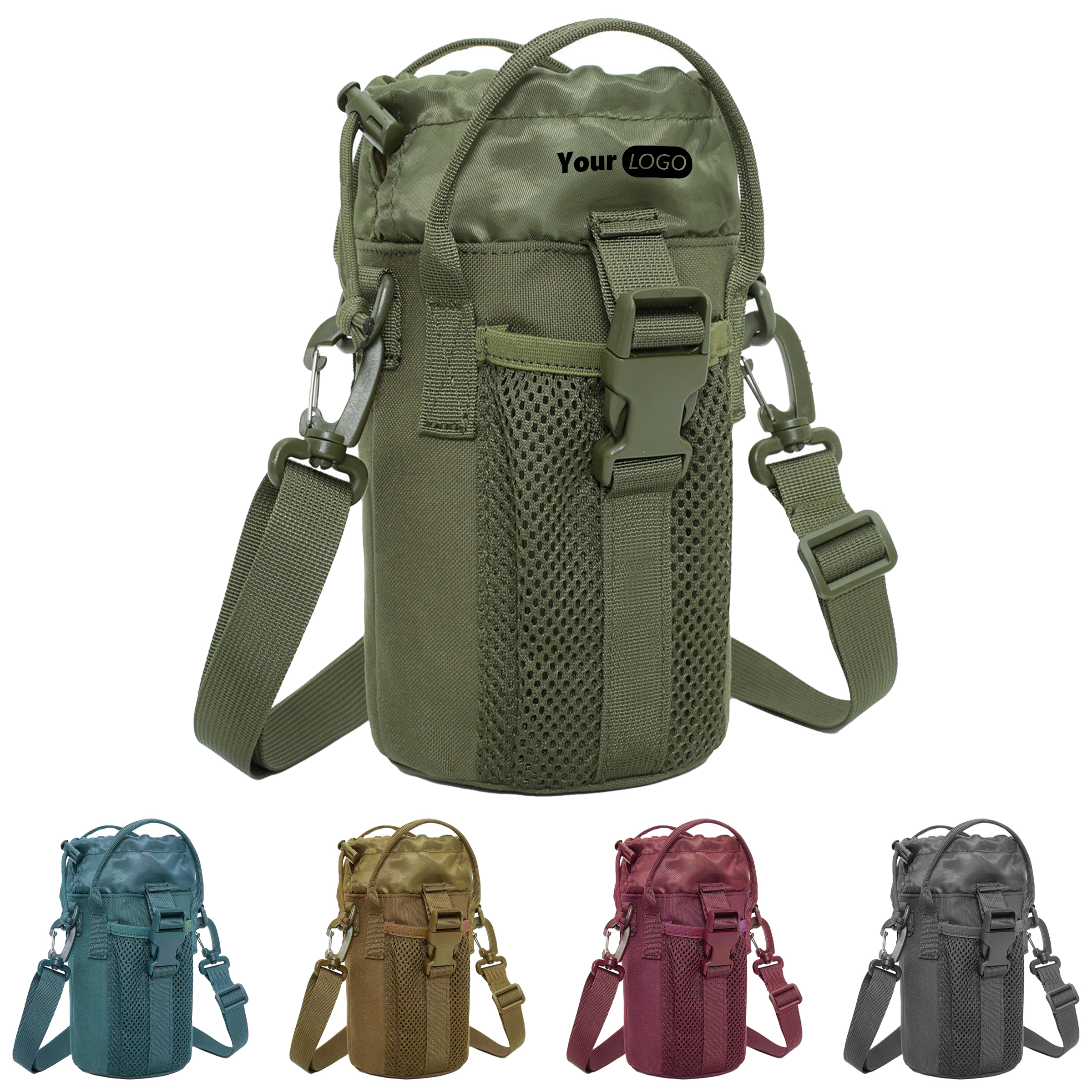 Nylon Customizable Water Bottle Bag 4