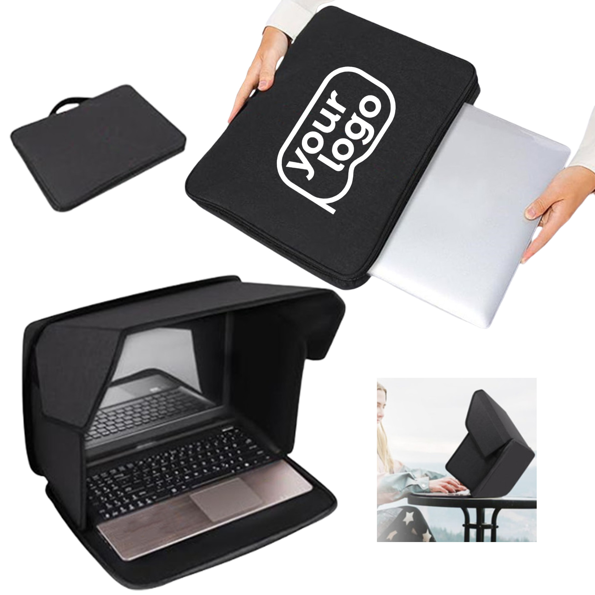 Outdoor Sunshade Office-Ready Laptop Bag