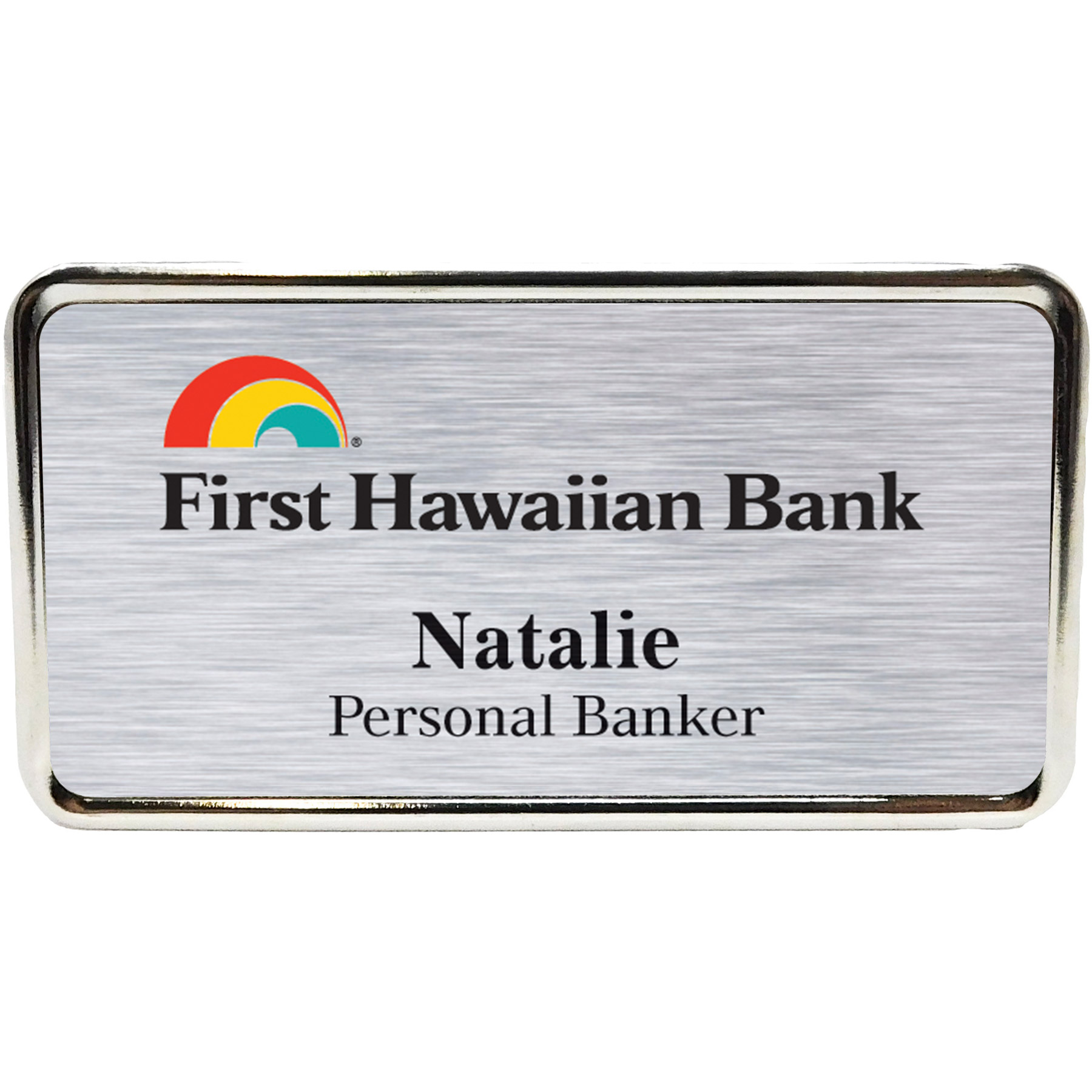 Columbus Metal Name Badge (standard 3 x 1-5/8) 9