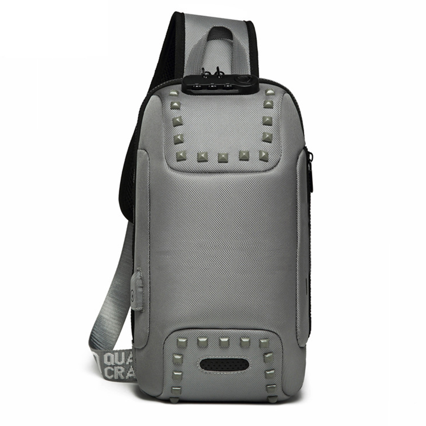 Oxford Men Sling Backpack Anti Theft Crossbody Shoulder Bag 14