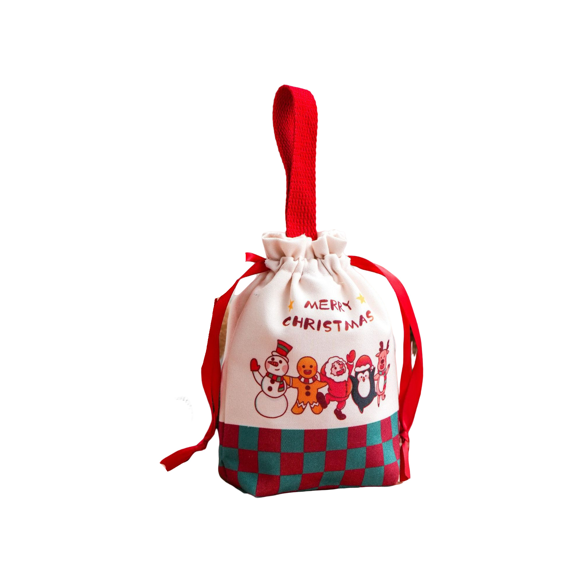 Christmas Gift Drawstring Canvas Bag 8