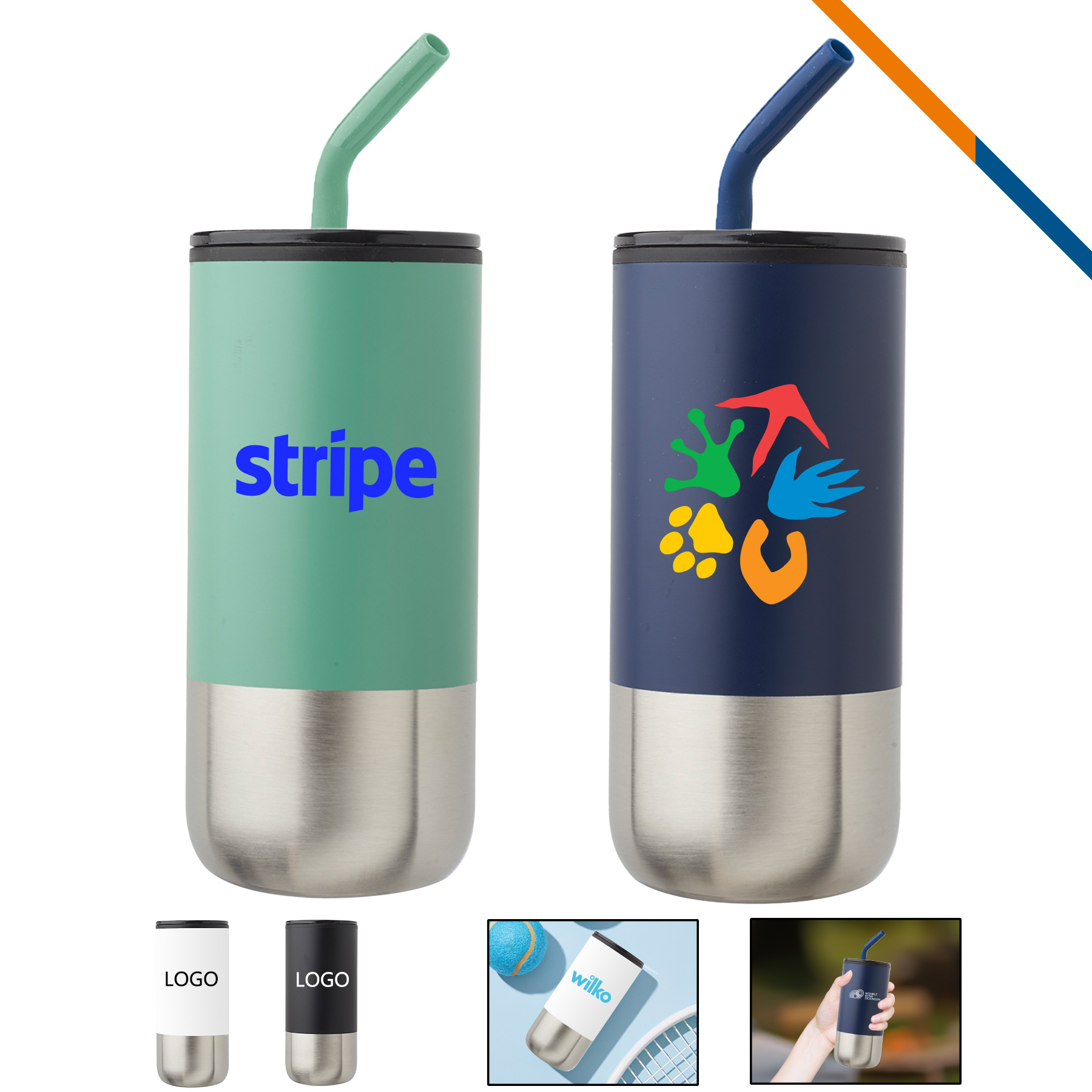 Rance Stainless Steel Travel Mug - 20 OZ.