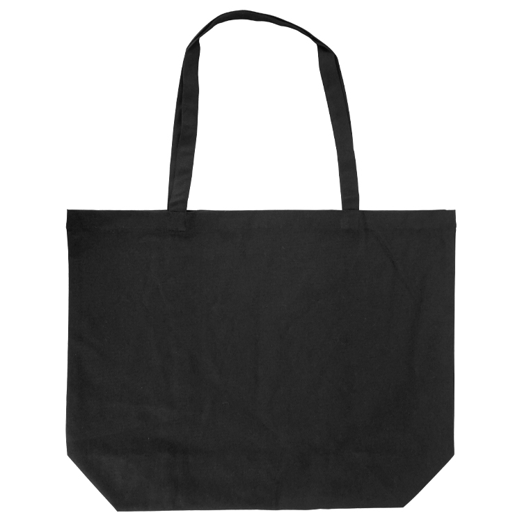 Black Jumbo Cotton Tote - 2940B | BigPromotions