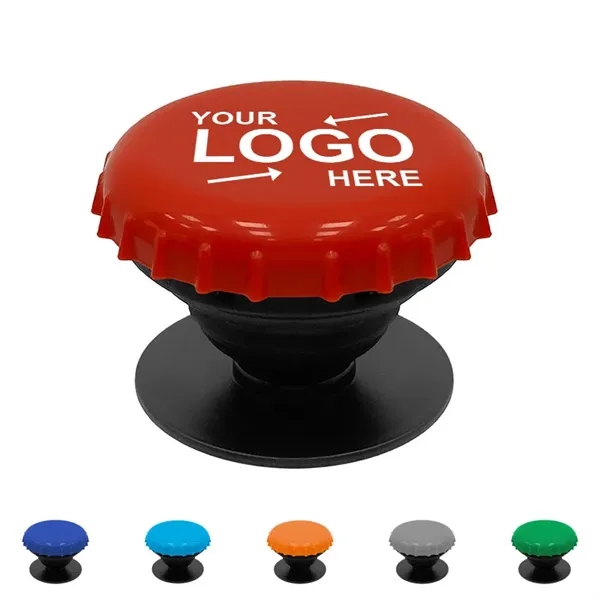 Custom Tall Adhesive Phone Holder Socket — Flexible Desktop Stand Accessory