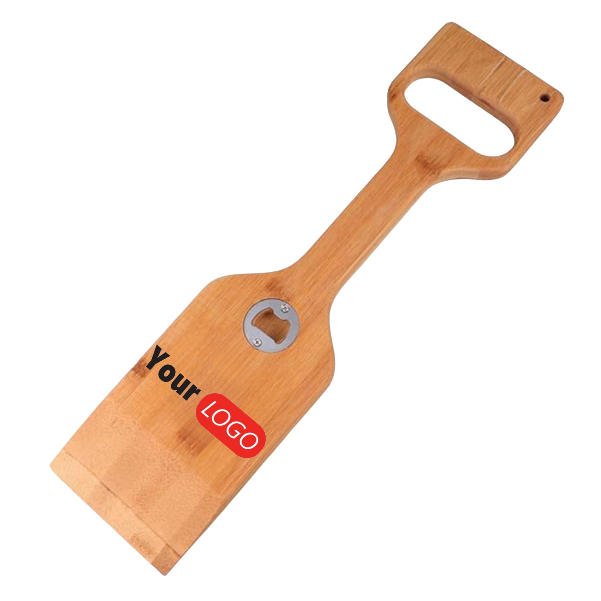 Totally Bamboo Grill Scraper With Bottle Opener 2