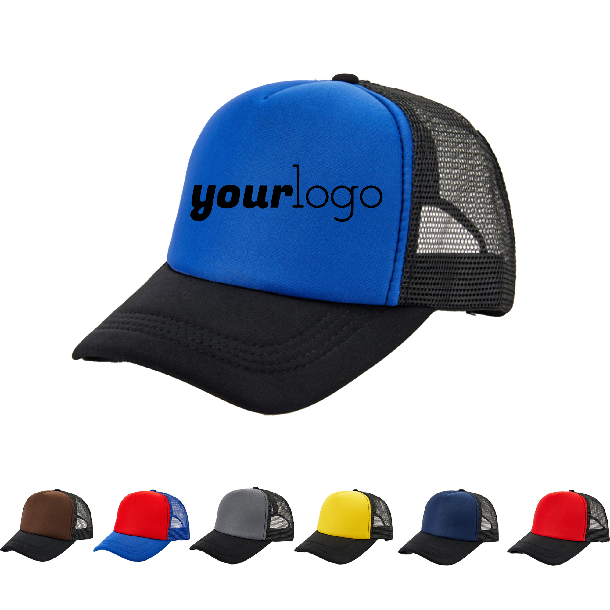Mesh Trucker Cap Snapback Adjustable 7