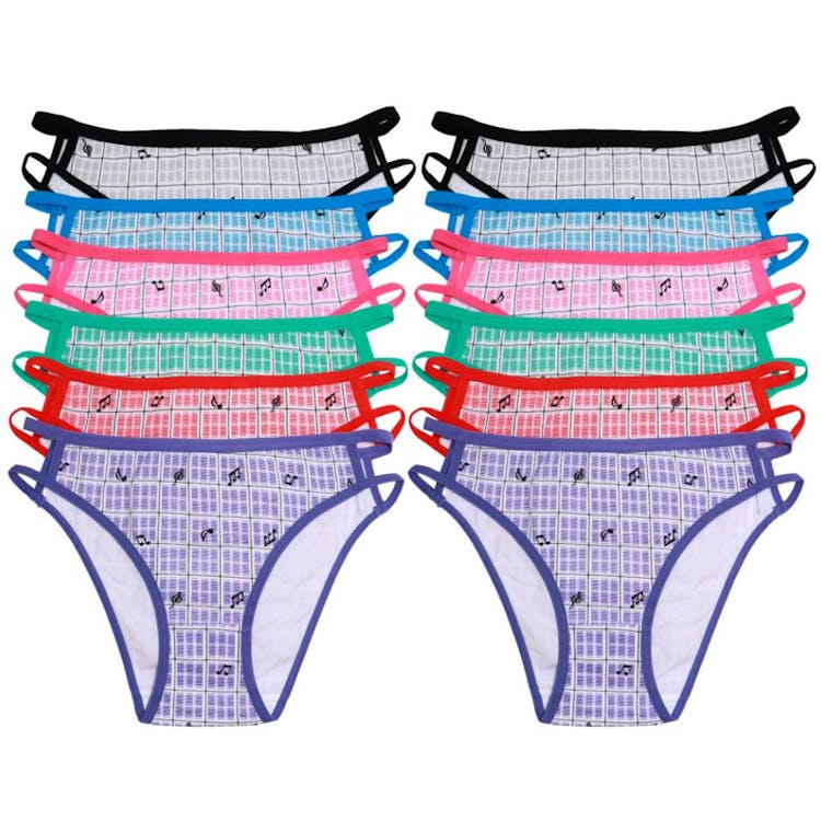 Classic Cotton High-Cut Panties Assorted Colors 3