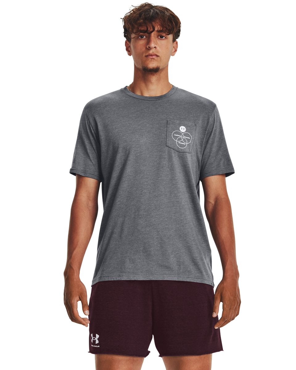 Men's UA Left Chest Confidence, Connection, Community Short Sleeve  6