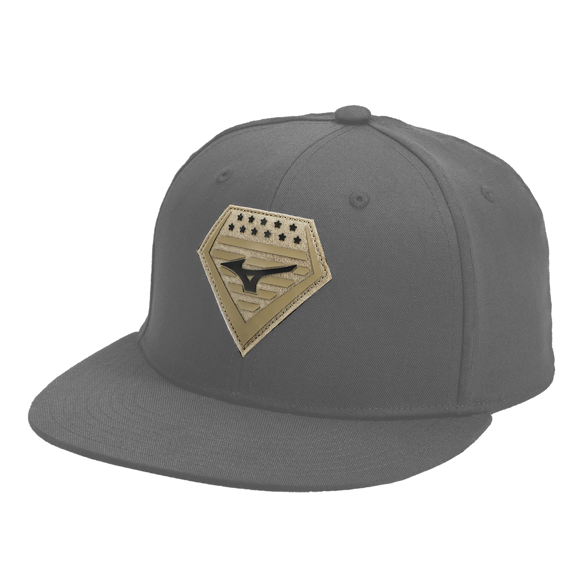 RUNBIRD Diamond Patch Snapback Hat 6