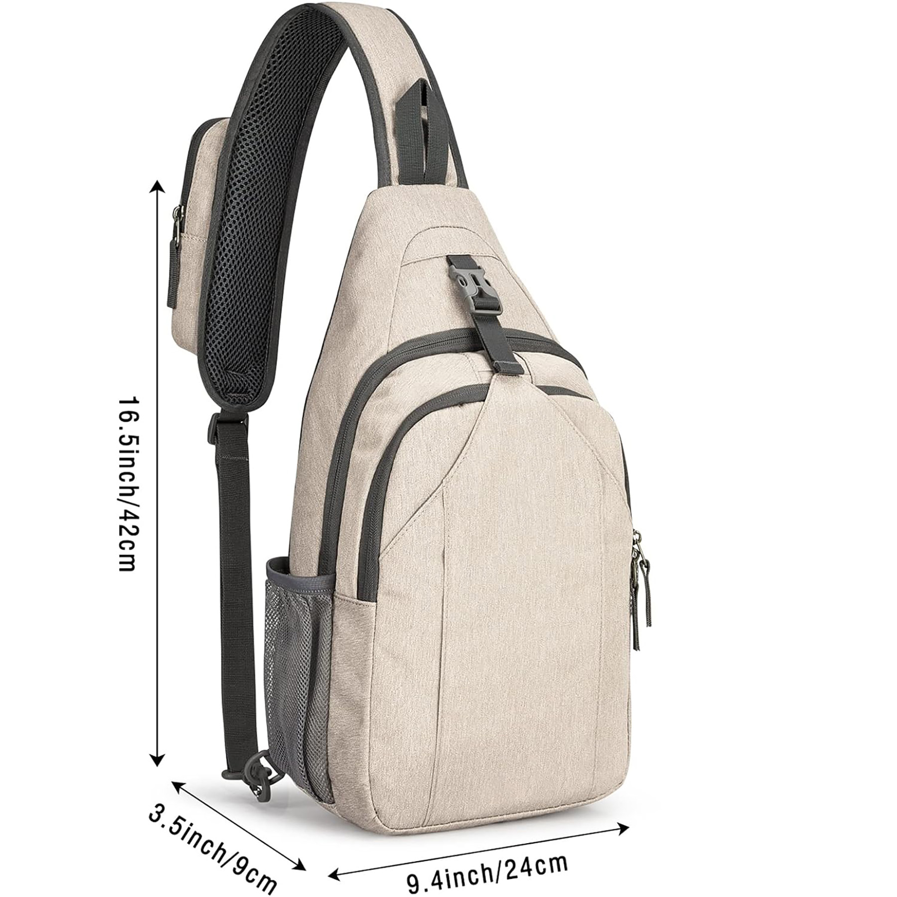 Blocking Sling Crossbody Chest Bag 7
