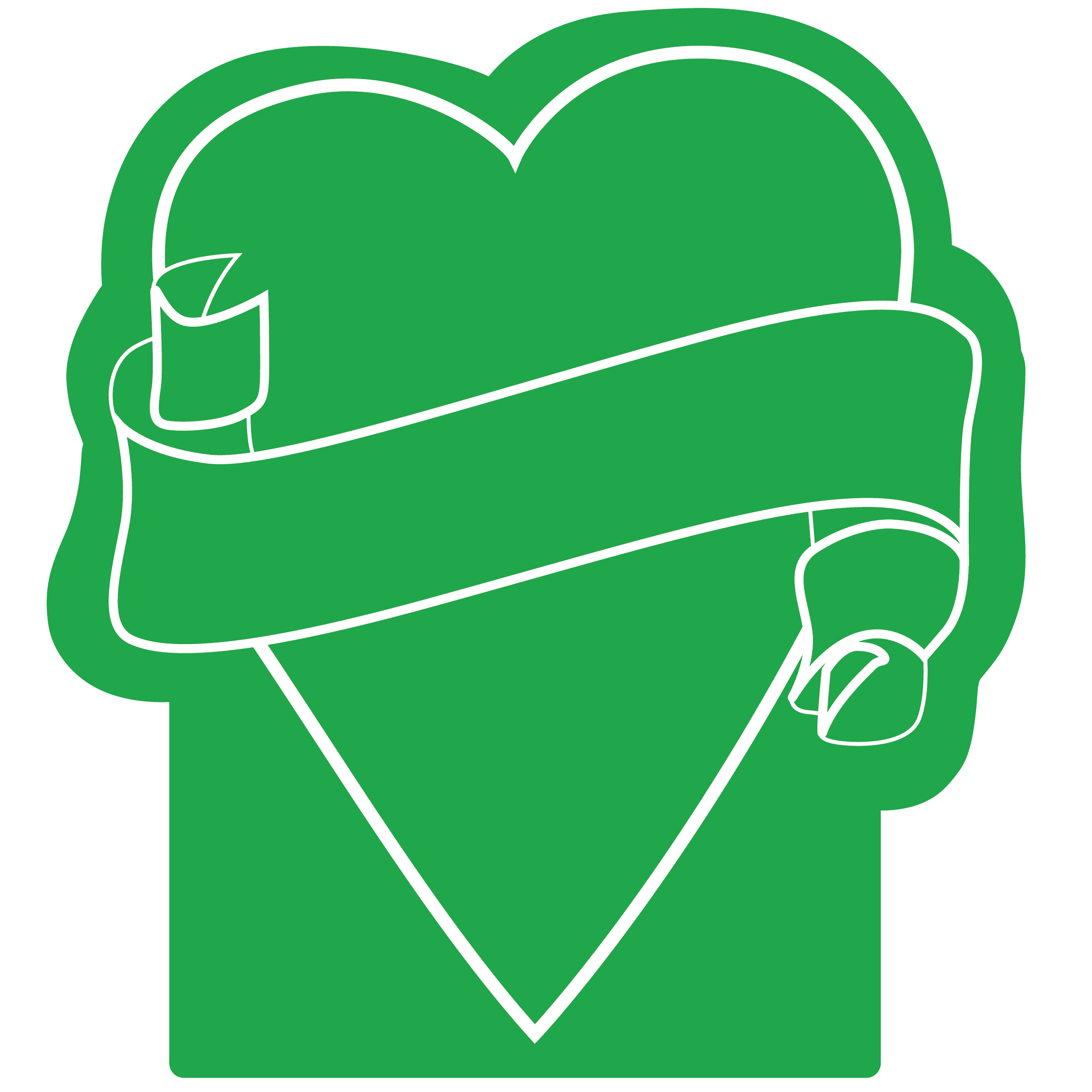 Foam Heart Mitt 52