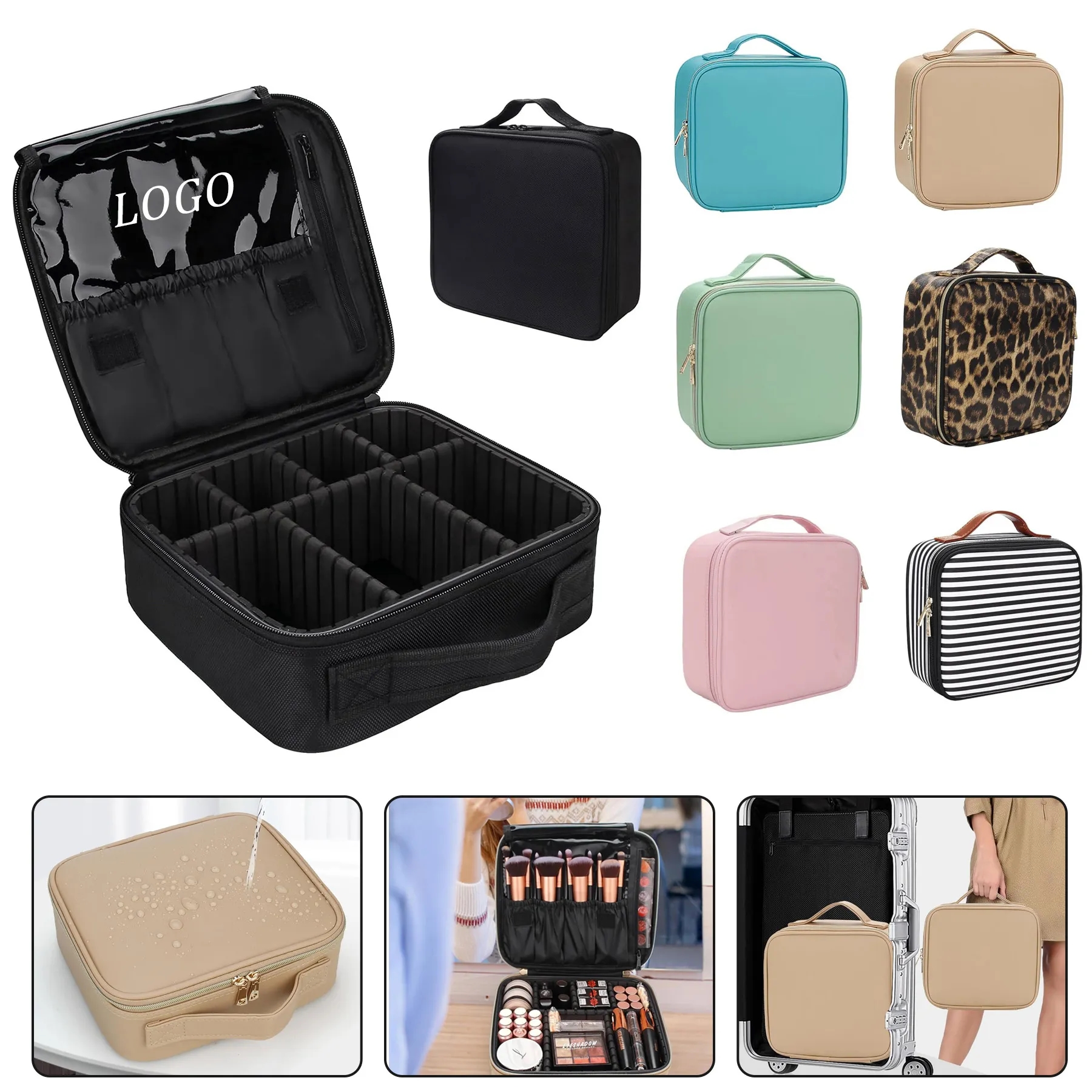 Travel Cosmetic Bag Portable Jewelry Organizer 8