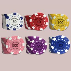 Portrait Premium Direct Print Poker Chips
