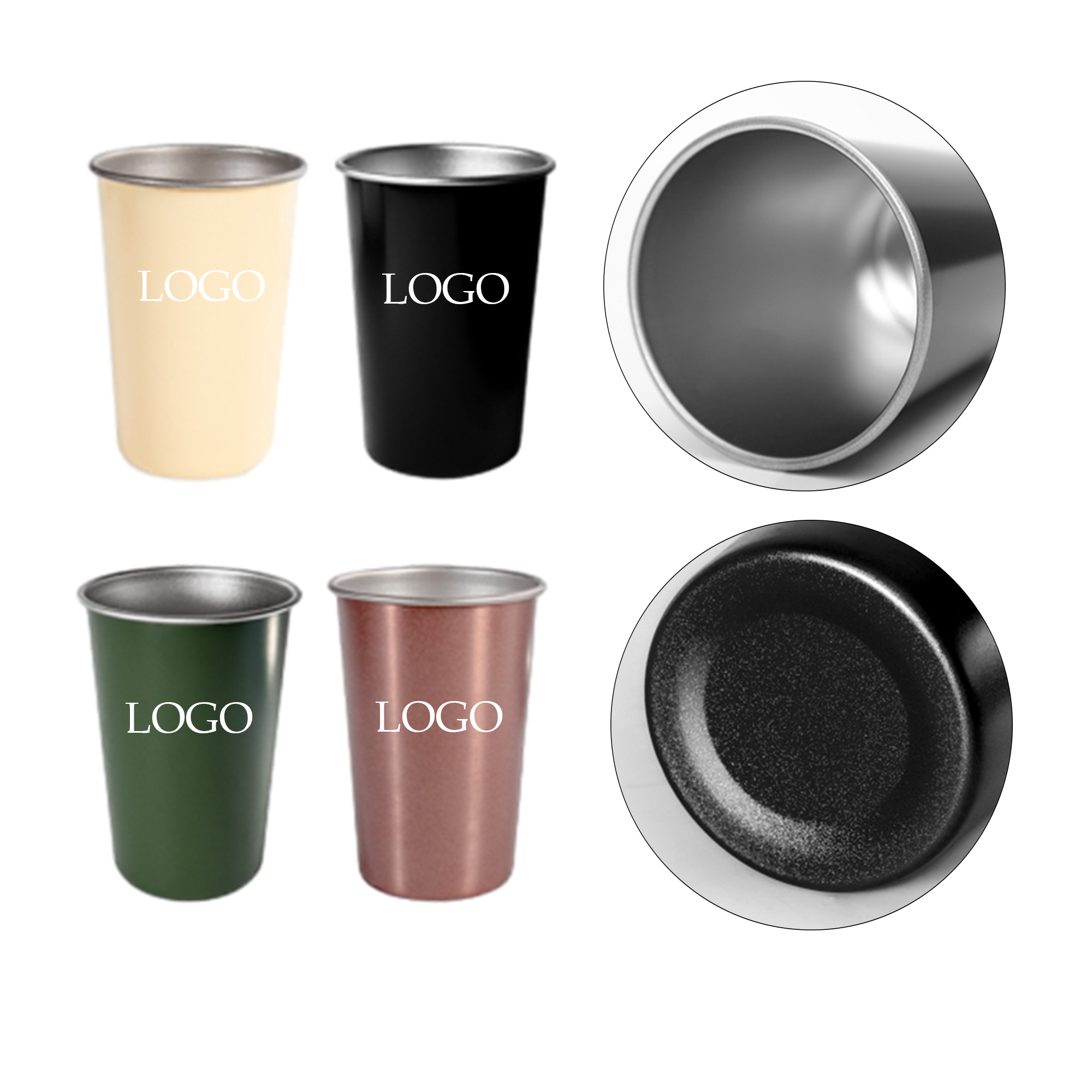 12oz Outdoor Stainless Steel Coffee Cup 3
