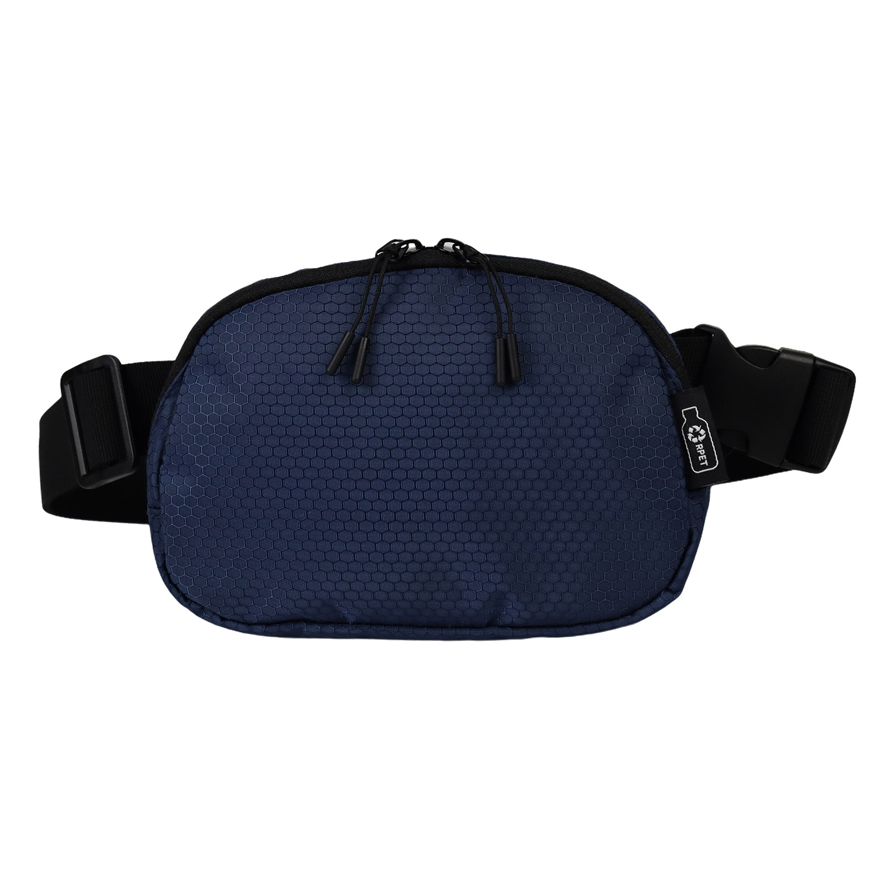 Water-Resistant 100% RPET 420D PU layer Belt Bag w/Adjustable Strap 23