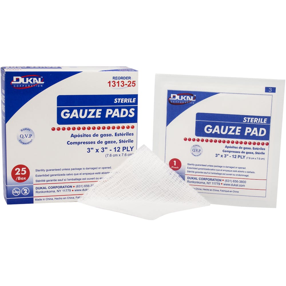 Sterile Gauze Pads - 3" x 3" 12-Ply 3