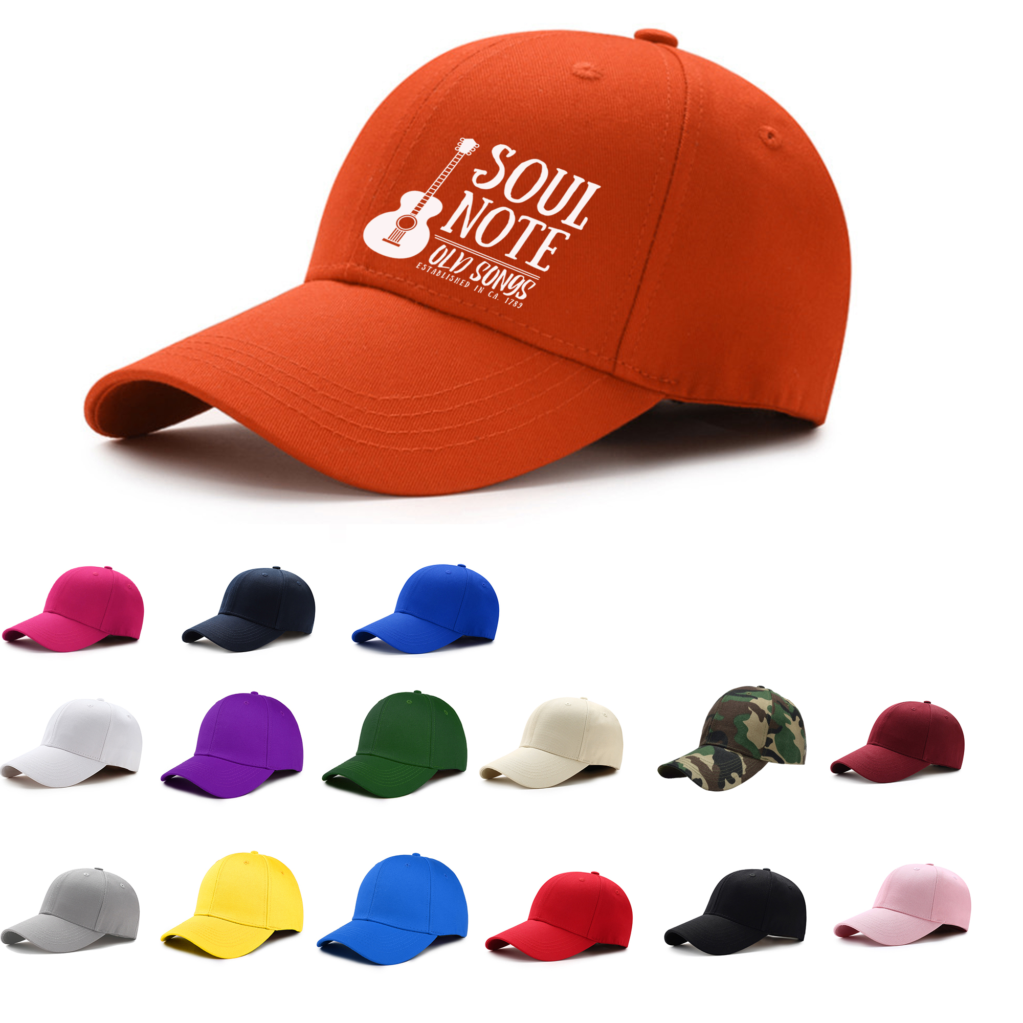 6 Panel Pro Style Baseball Hat 5