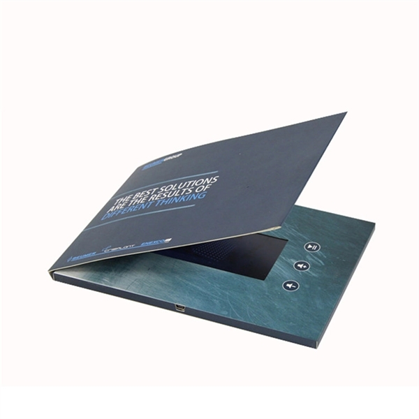 4. 3" Video Brochure Card Paper for trade show giveaways