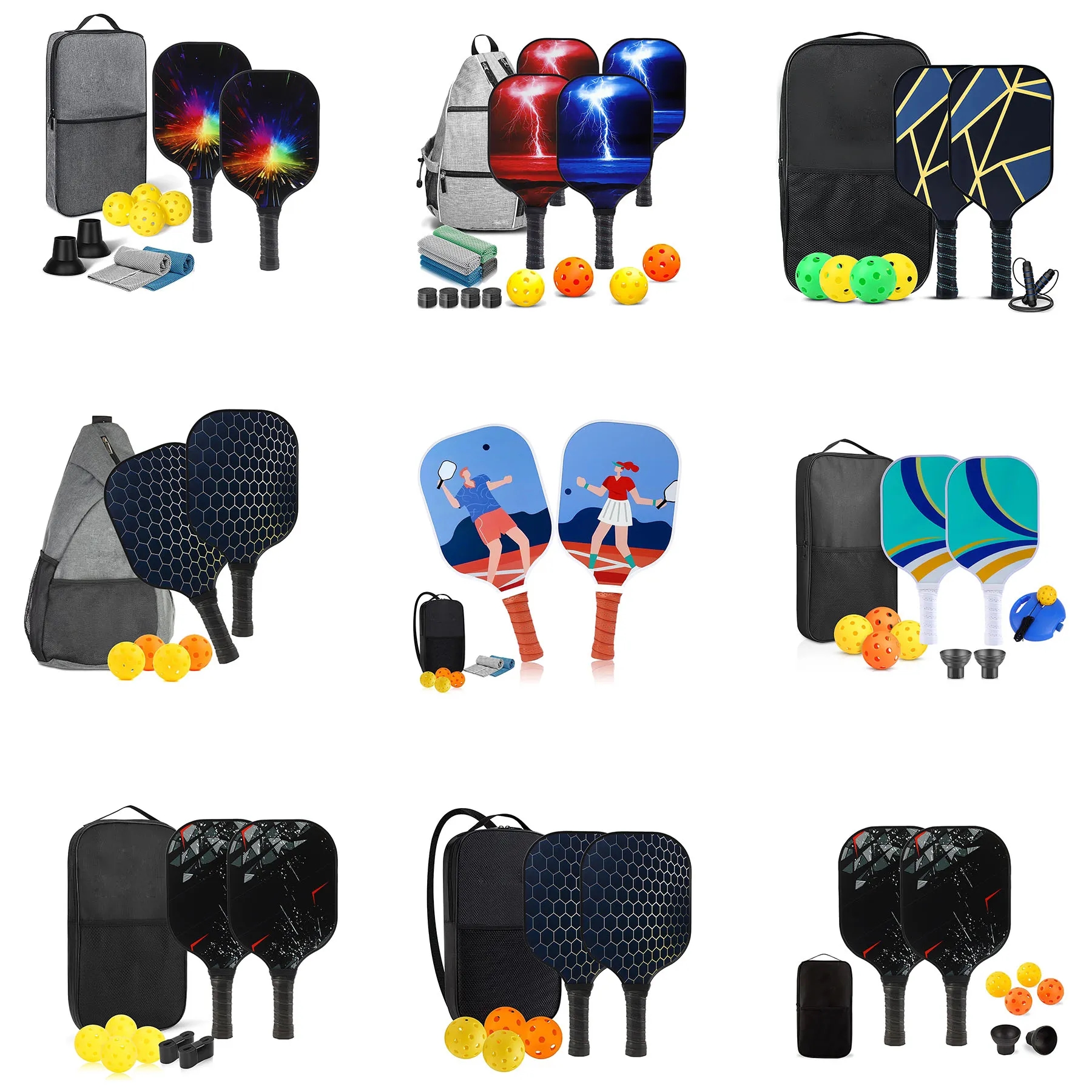 Pickleball Paddles Set 23