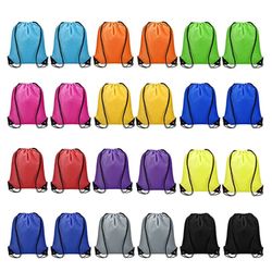 Drawstring Backpack Bags Sack Pack