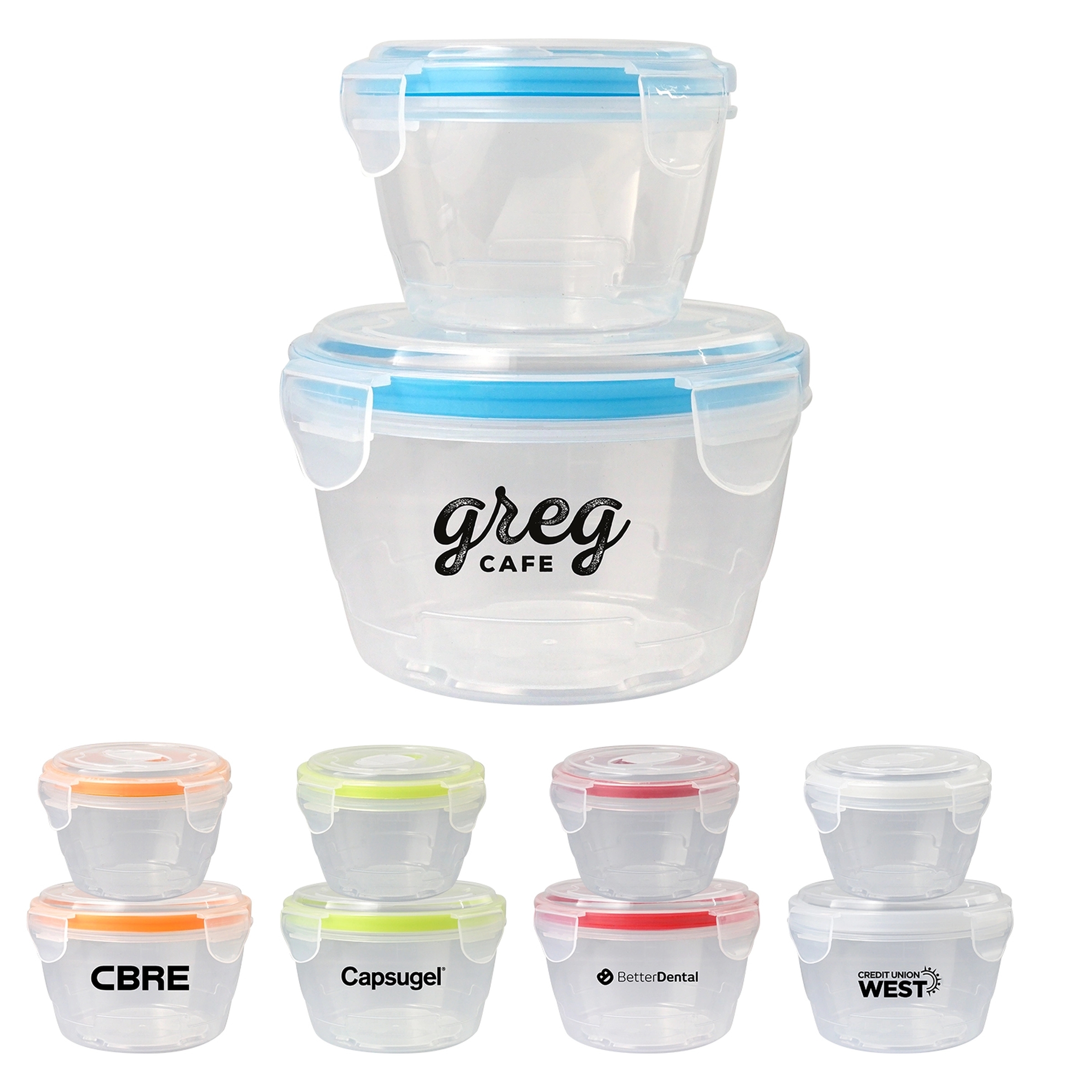 NESTING LOCKING LID BOWL SET 2