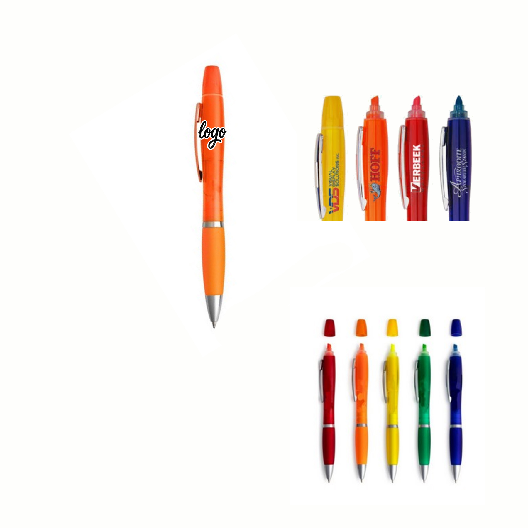 2-in-1 Fluorescent Highlighter Pen