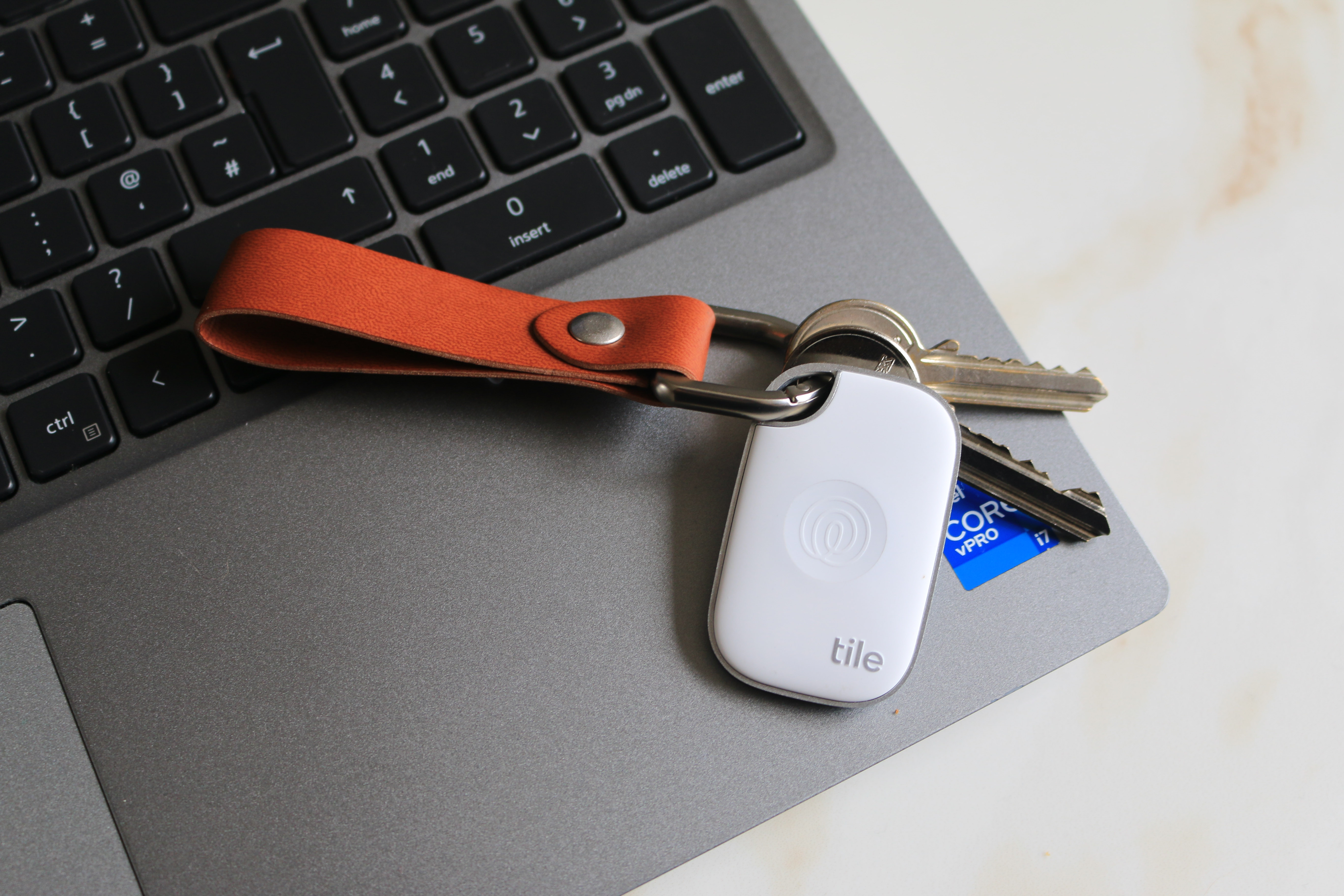 New Tile Pro with Vegan Leather Key Fob 59