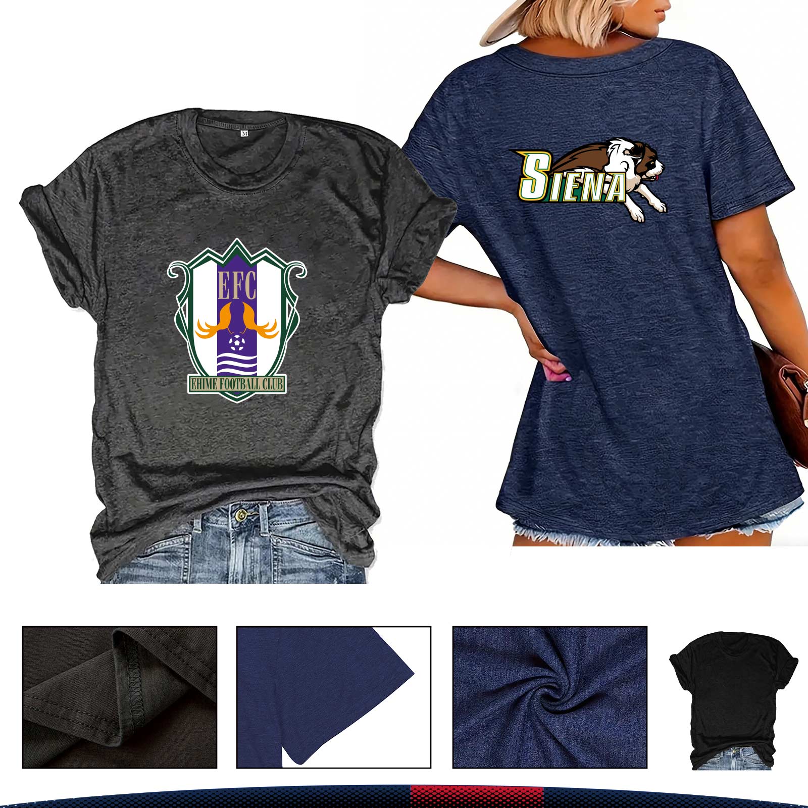BreezePeak Ladies' Full Color 180g Crew Neck T-Shirt
