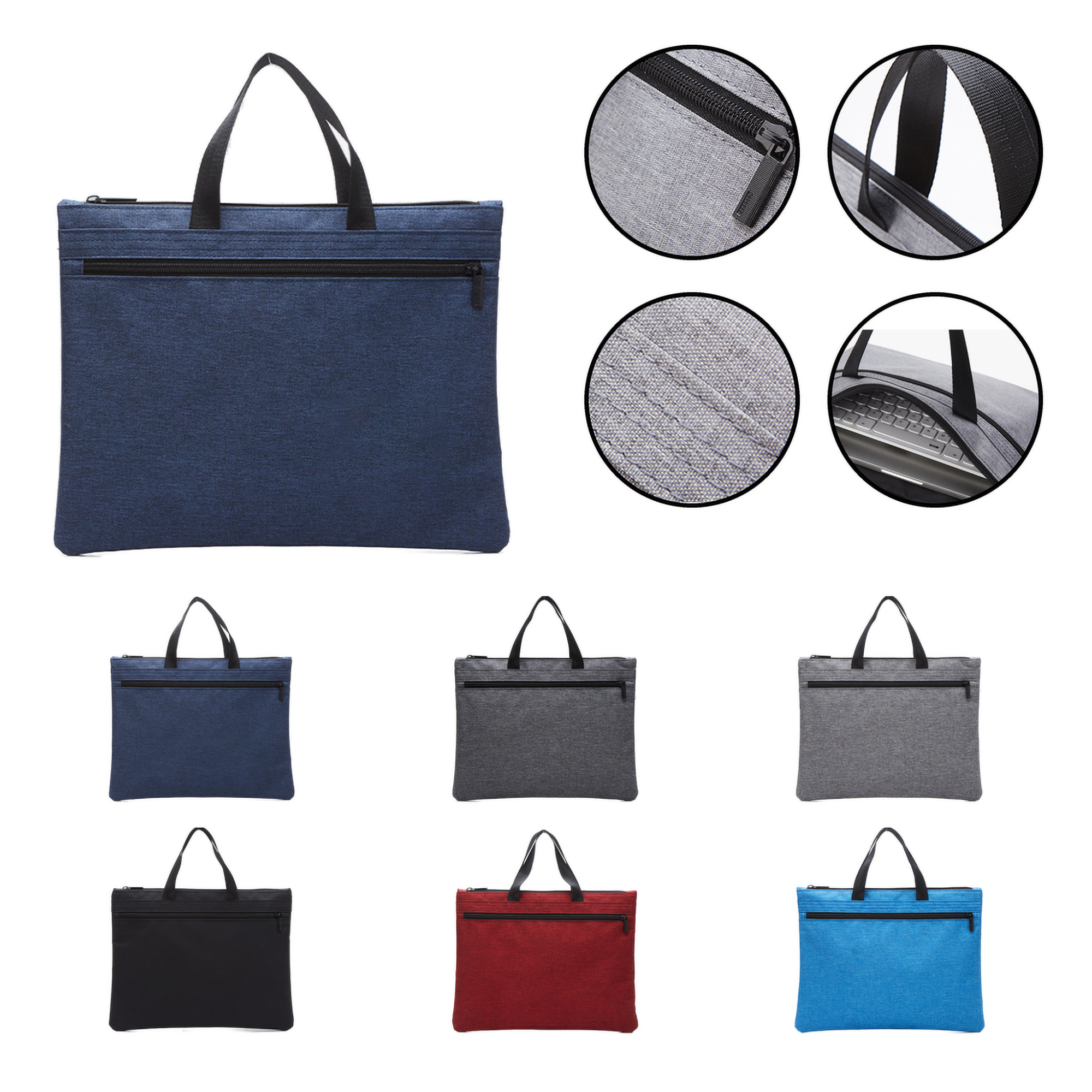 Oxford Zippered Document Carry Bag 2