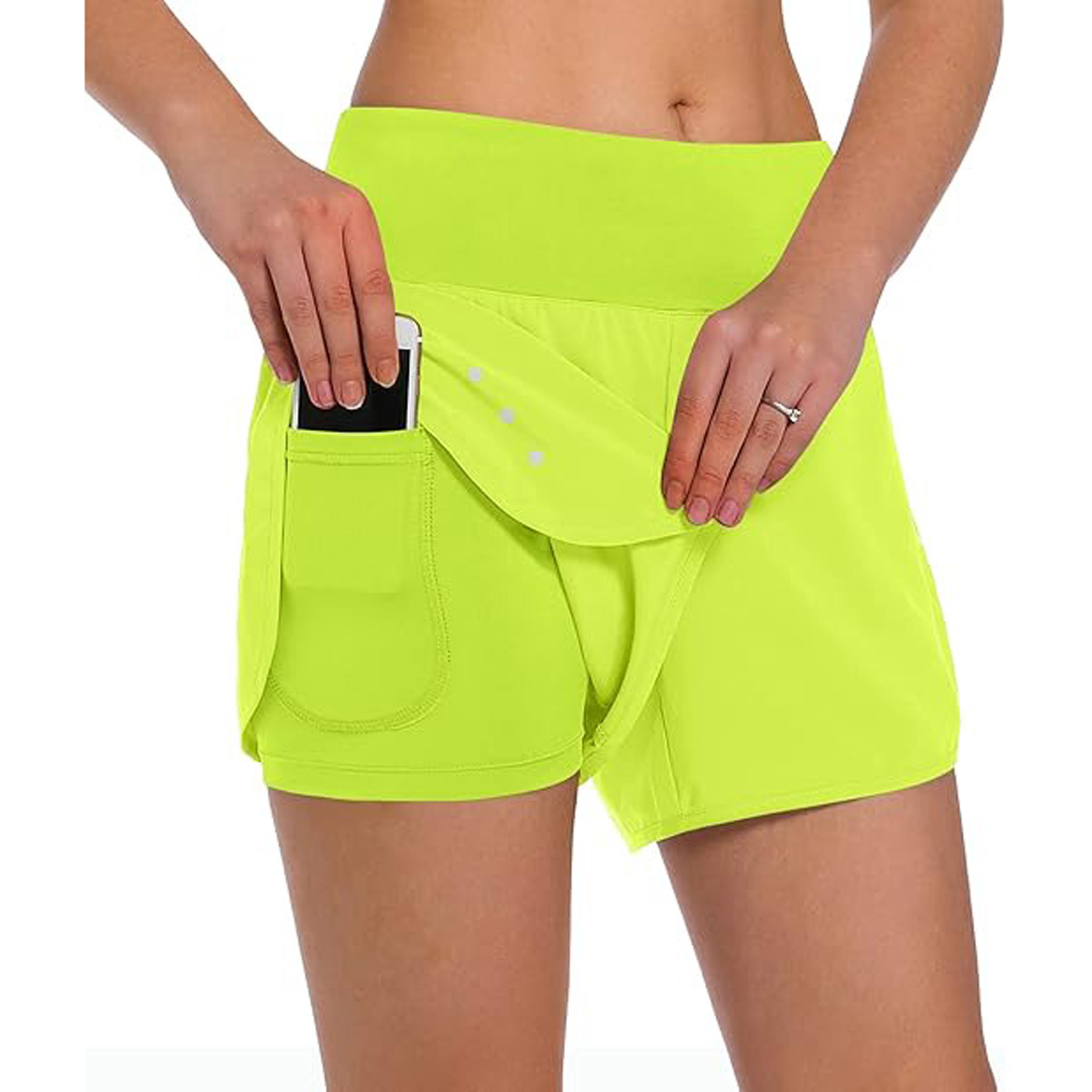 Women’s 2 in 1 Running Shorts 17