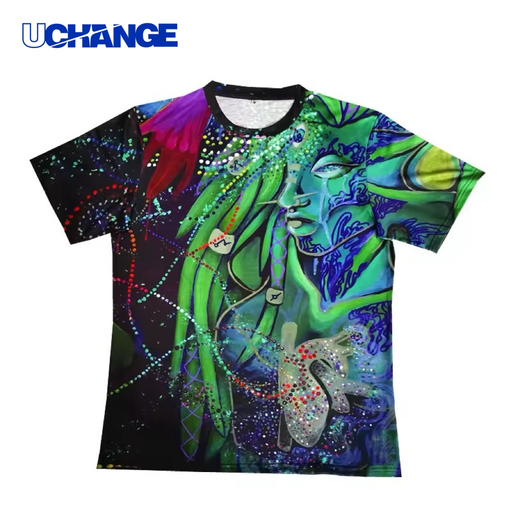 Full Color Crew Neck T-Shirt Apparel
