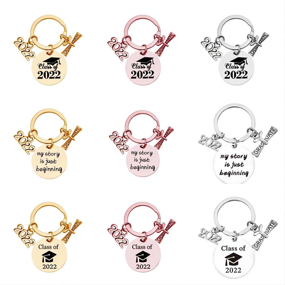 Class of 2022 Graduation Keychain