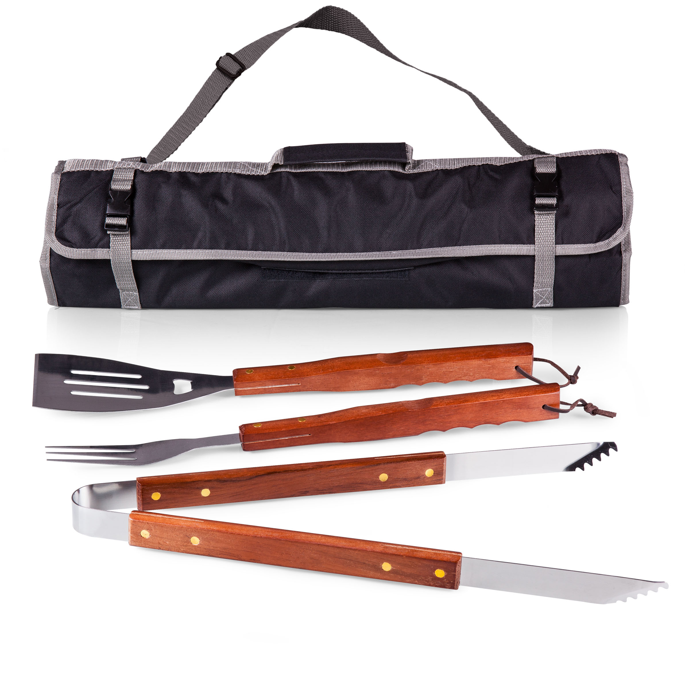 3-Piece BBQ Tote & Grill Set 9
