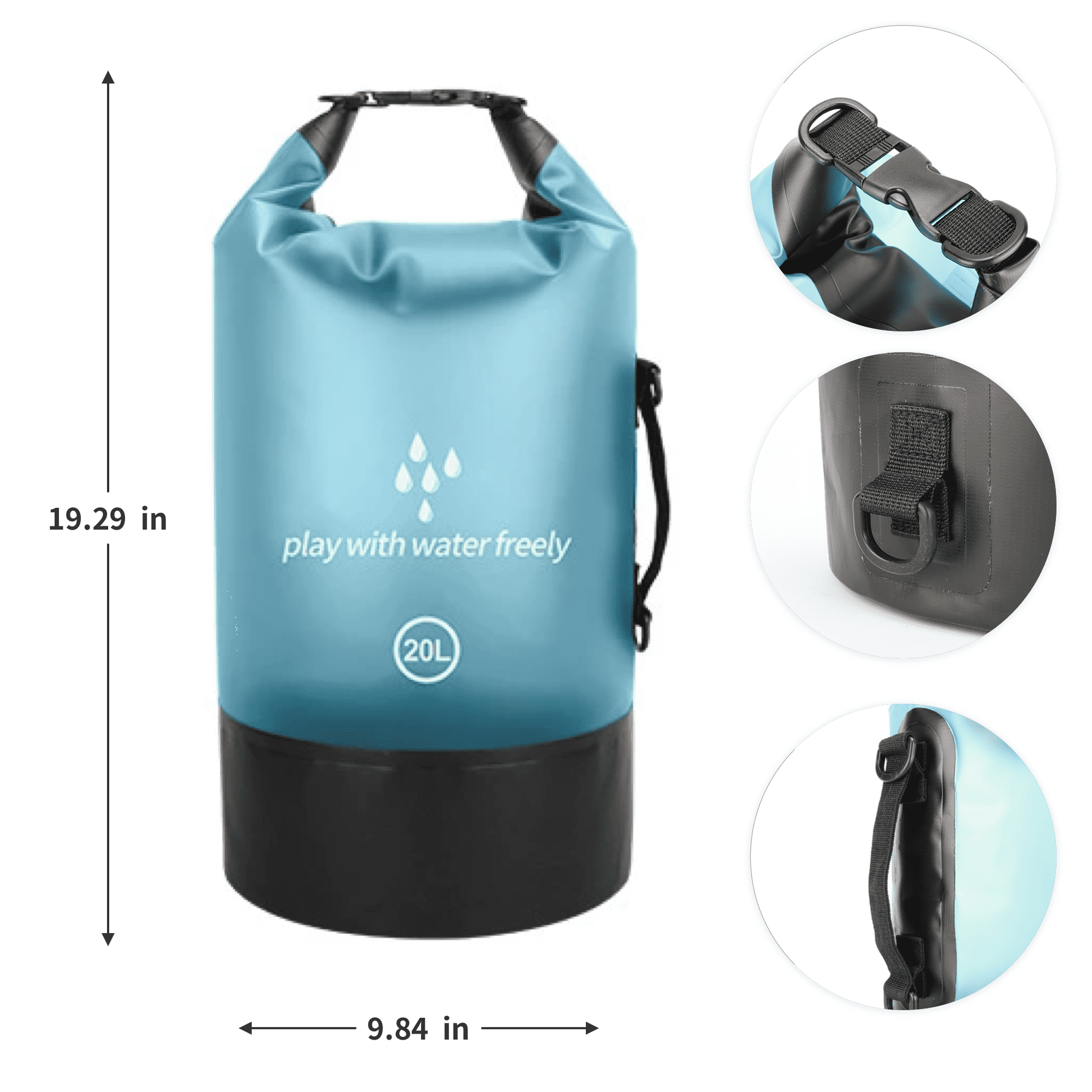 Colored Transparent Dry Bag 19
