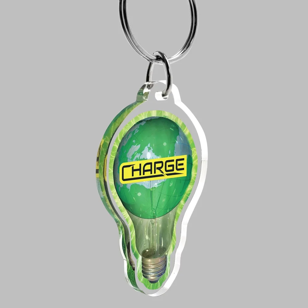 Custom Ultra Vivid Color Keychain 11