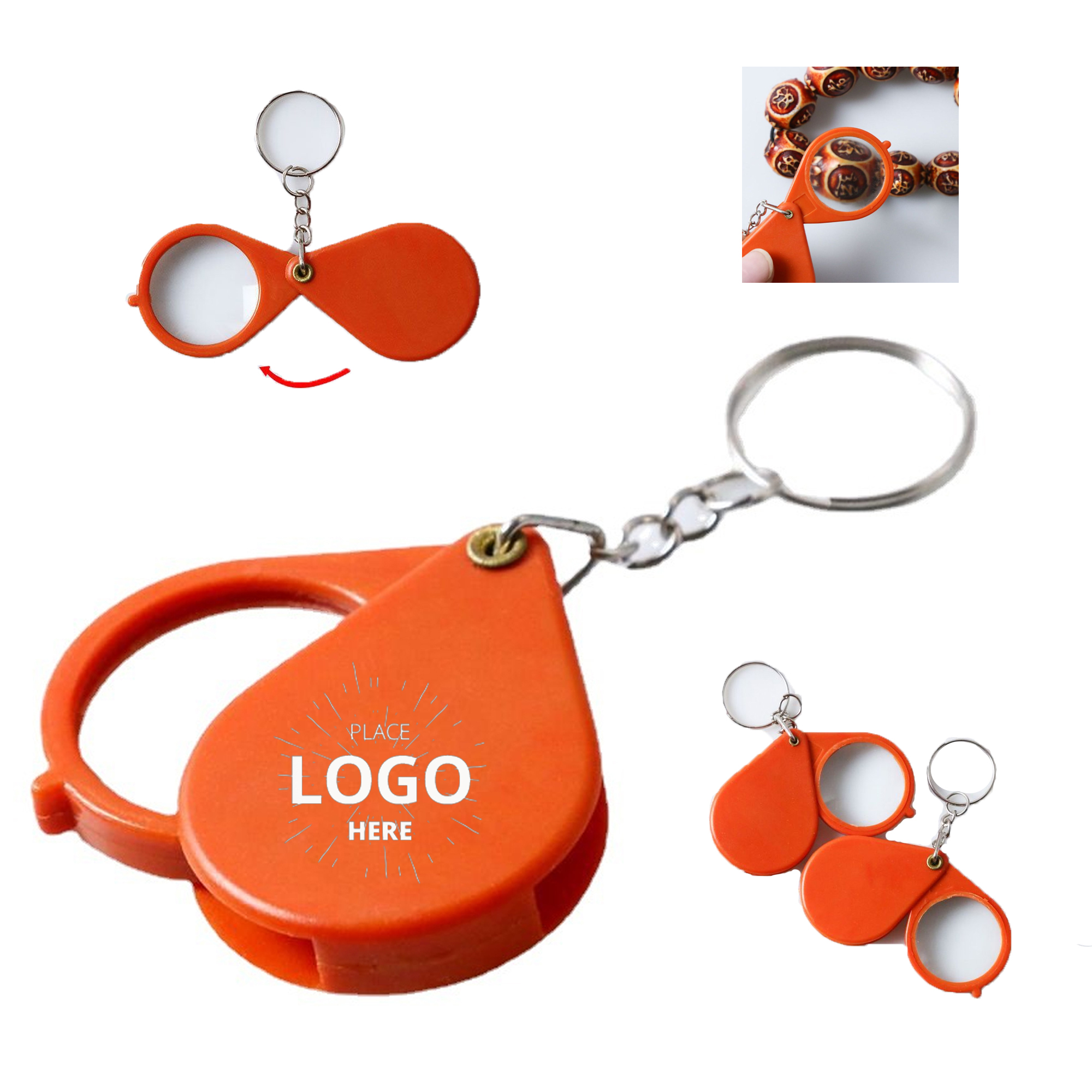 Portable Magnifier Keychain