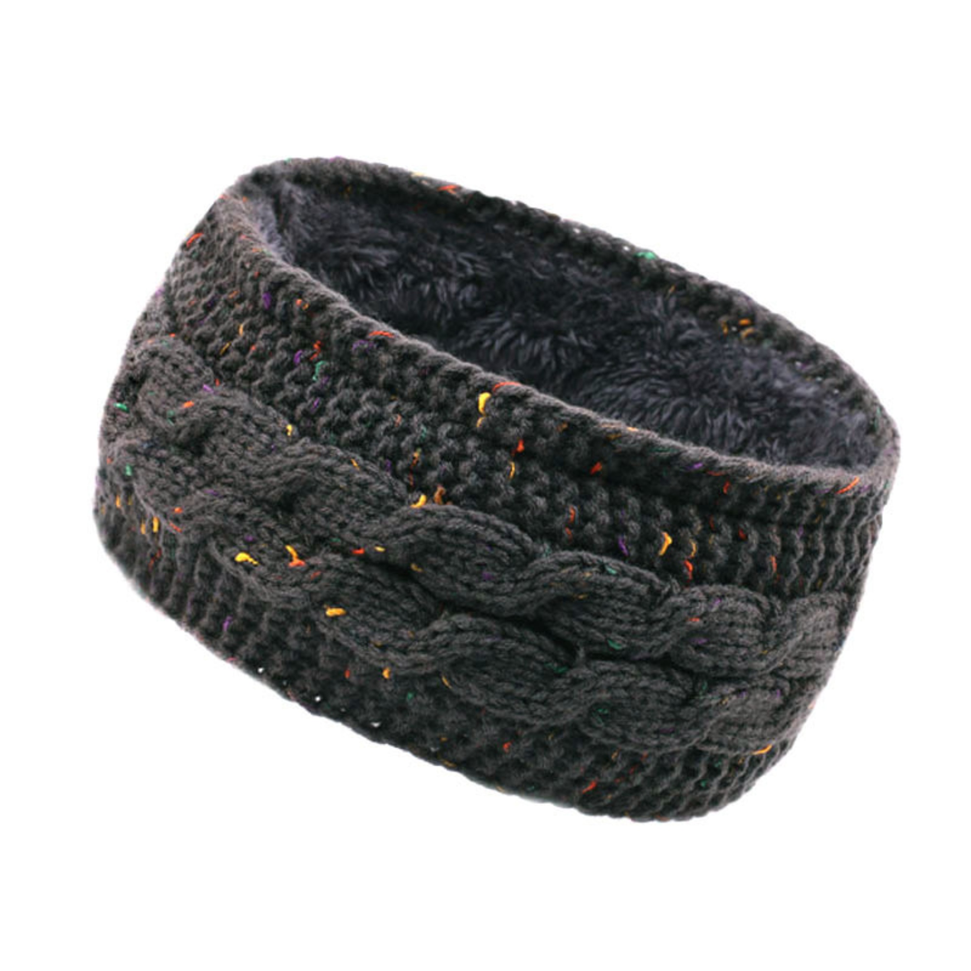 Fleece Lined Knitted Headband Ear Warmer for Women 24