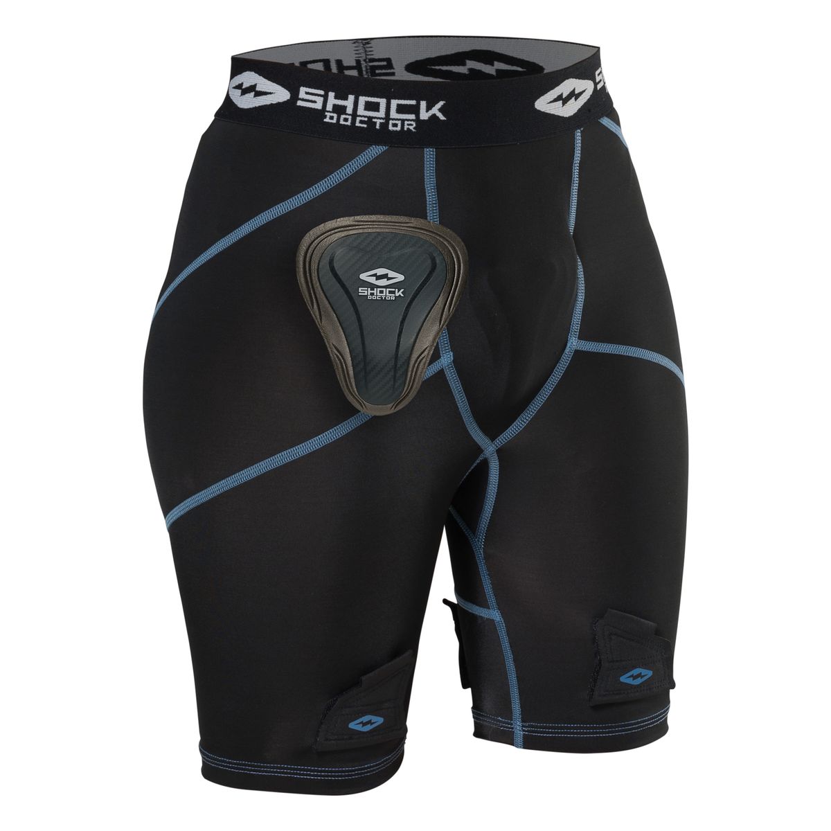 Shock Doctor Compression Hockey Short with Pelvic Protector