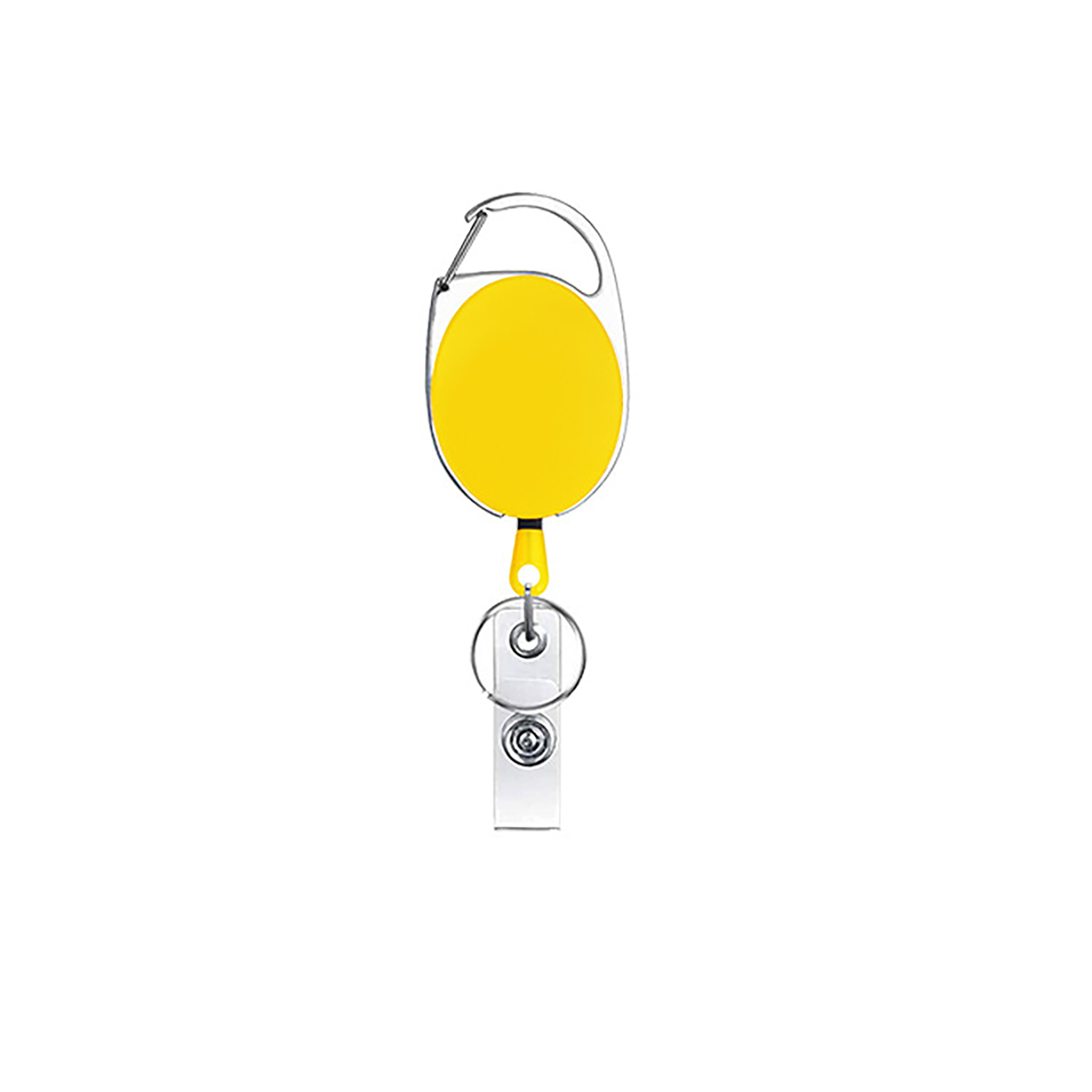 Retractable Badge Reel with Keychain 30