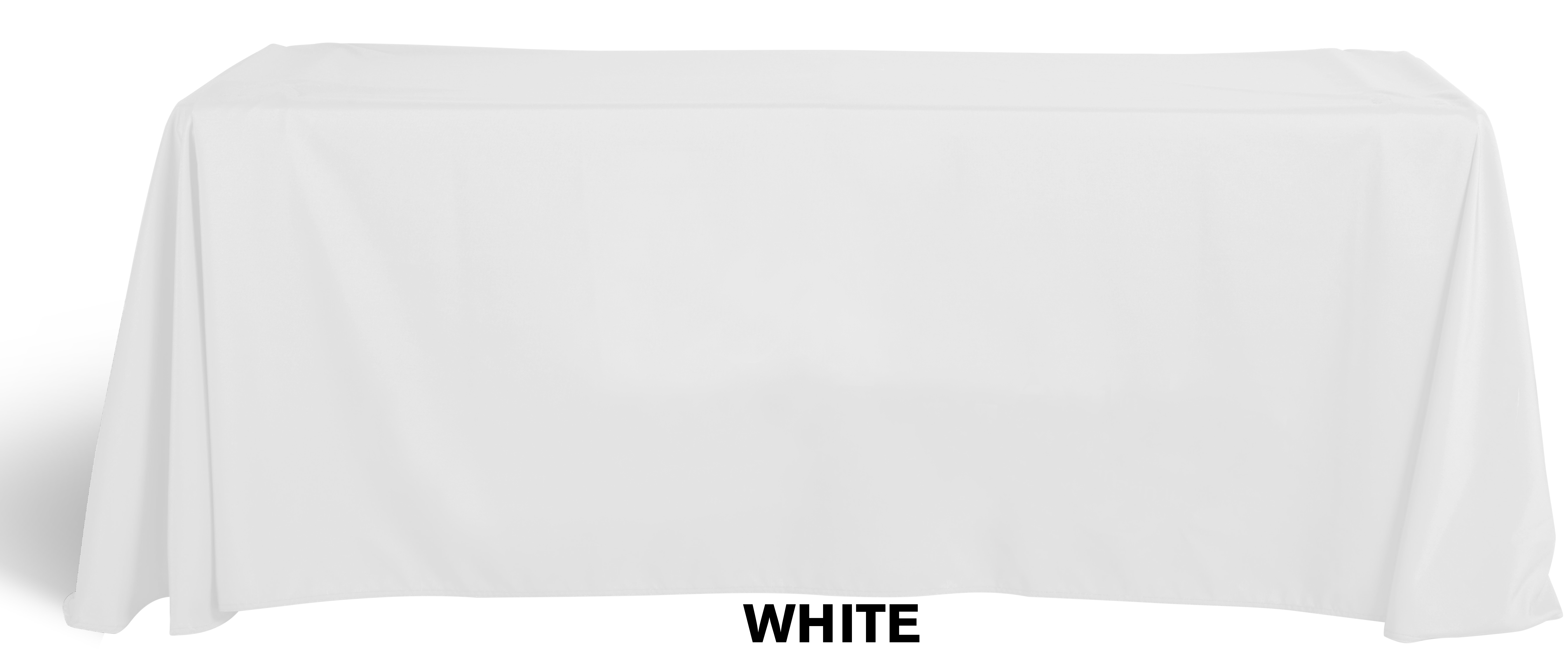 6' Flat, 4 Sided Dye Sublimation Front Panel Imprint Table Cover 11