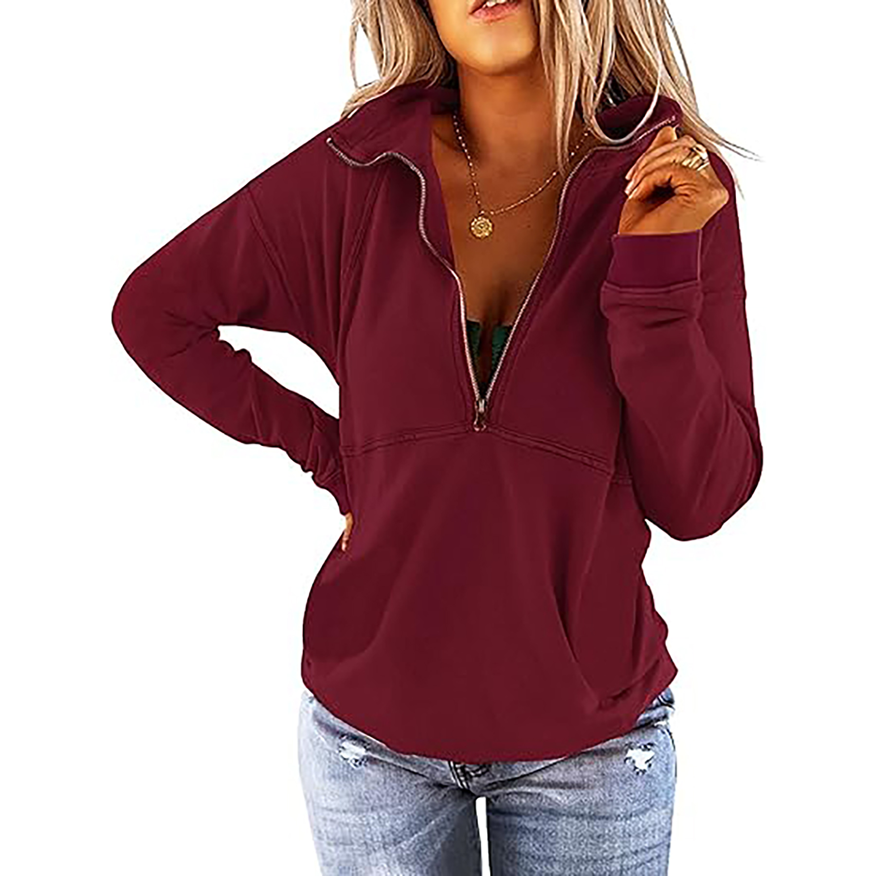 Loose Fit Casual Pullover 45