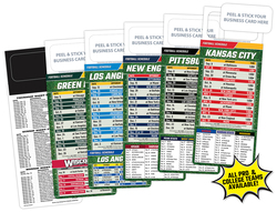 M.B.C. Sport Schedules - Pro Football (3.5x9)